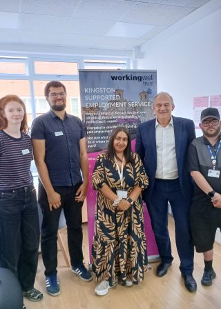 Ed Davey MP visits our Kingston Service