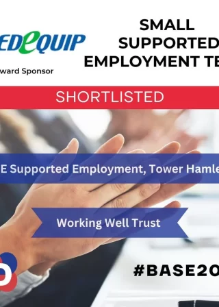 Working Well Kingston Nominated for Small Supported Employment Team of 2025