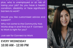 Connect to Work at the Community Hub