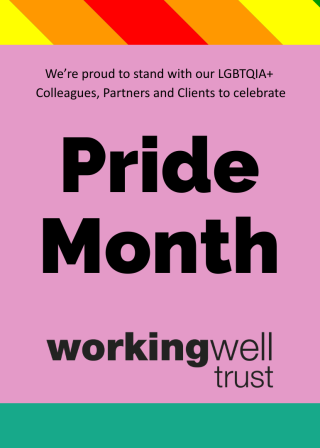 Celebrating Pride at Working Well Trust